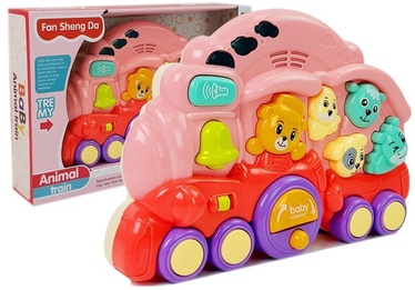 Interaktyvus žaislas Lean Toys Animal Train LT8501, 18 cm, anglų