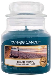 Svece, aromātiskā Yankee Candle Beach Escape, 20 - 30 h, 104 g, 80 mm x 55 mm