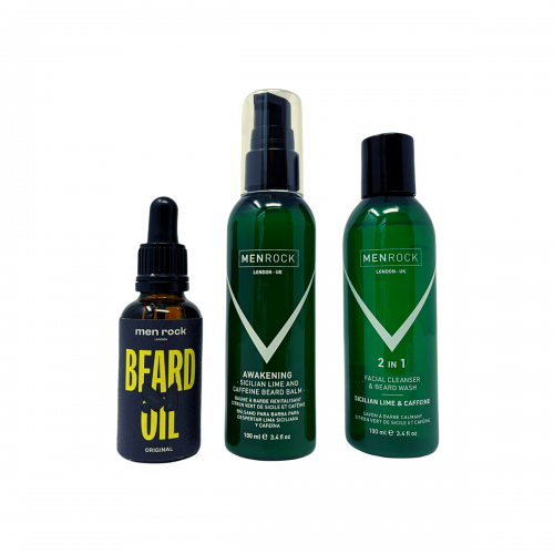 Komplekts vīriešiem Men Rock Beardy Beloved Awakening Sicilian Lime Beard Kit