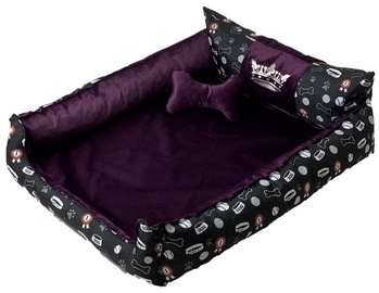 Gyvūno guolis Go Gift Crown DLZGGFDSU0023, violetinis, L