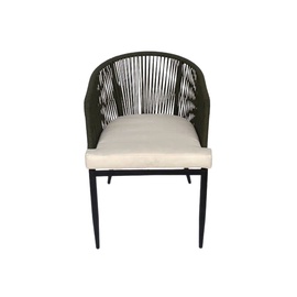 Dārza krēsls Domoletti, olīvzaļa, 74 cm x 74 cm x 68 cm