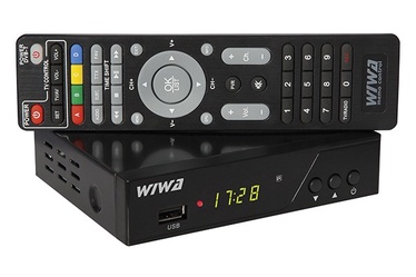 Цифровой приемник Wiwa H.265 PRO, 13.2 см x 11 см x 3.3 см, черный