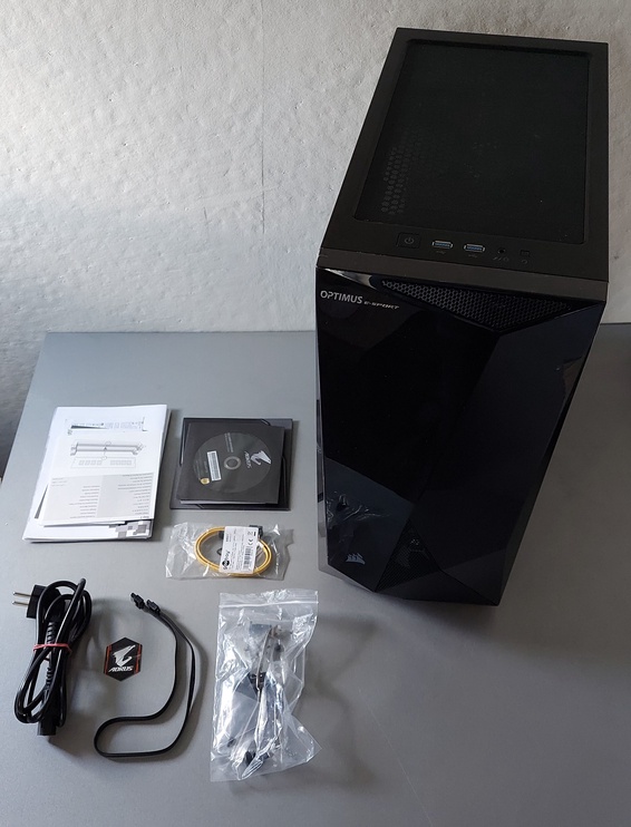 Стационарный компьютер Optimus GB450T-CR3 RYZEN 5 3600/16GB/1TB+480GB/GTX1660S 6G/WIN10 (товар с дефектом/недостатком)