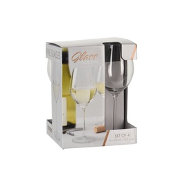 Vīna glāžu komplekts CC7001500, stikls, 0.41 l, 4 gab.