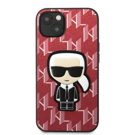 Ümbris Karl Lagerfeld Monogram Ikonik, Apple iPhone 13, must/punane