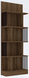 Põrandariiul Kalune Design Alex 495SSE1232, pähklipuu, 21.8 cm x 80 cm x 160 cm