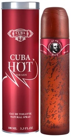 Tualetinis vanduo Cuba Hot, 100 ml