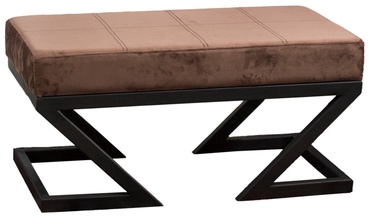 Пуф Hanah Home Abay 591GRC1131, коричневый, 44 см x 92 см x 46 см