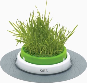 Комплект для выращивания травы Catit, белый/серый