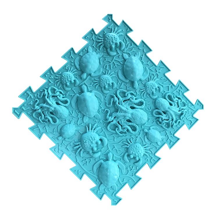 Puzle - paklājs Ortho Puzzle Sea, 102 cm x 52 cm, 8 gab.