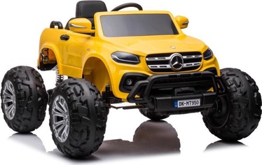Juhtmevaba auto LEAN Toys Mercedes DK-MT950, kollane