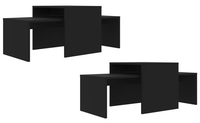 Kafijas galdiņš VLX Chipboard 802913, melna, 1000 mm x 480 mm x 400 mm