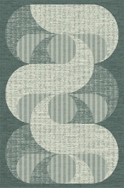 Paklājs Domoletti Velvet B112 H831, zaļa, 190 cm x 135 cm