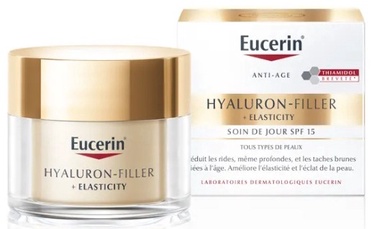 Dienas sejas krēms Eucerin Hyaluron-Filler + Elasticity SPF 15, 50 ml, sievietēm