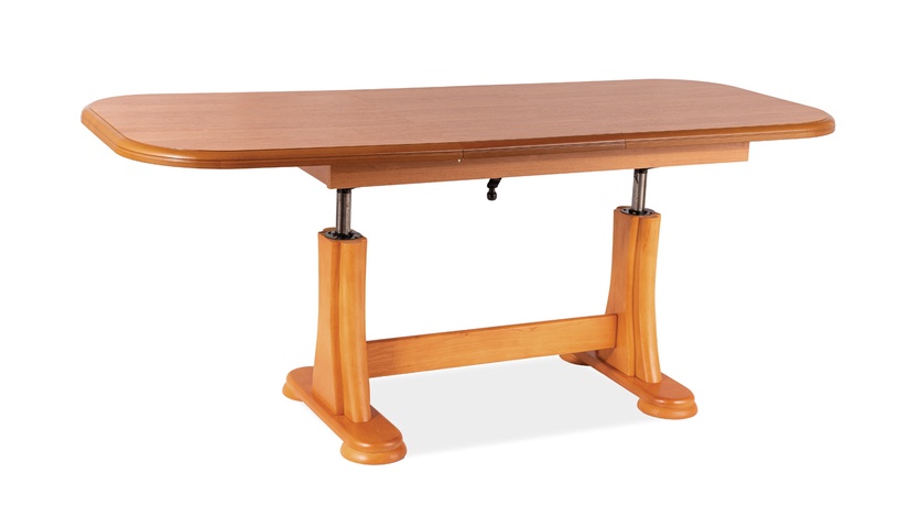 Обеденный стол c удлинением, ольха, 127 см x 67 см x 60 см