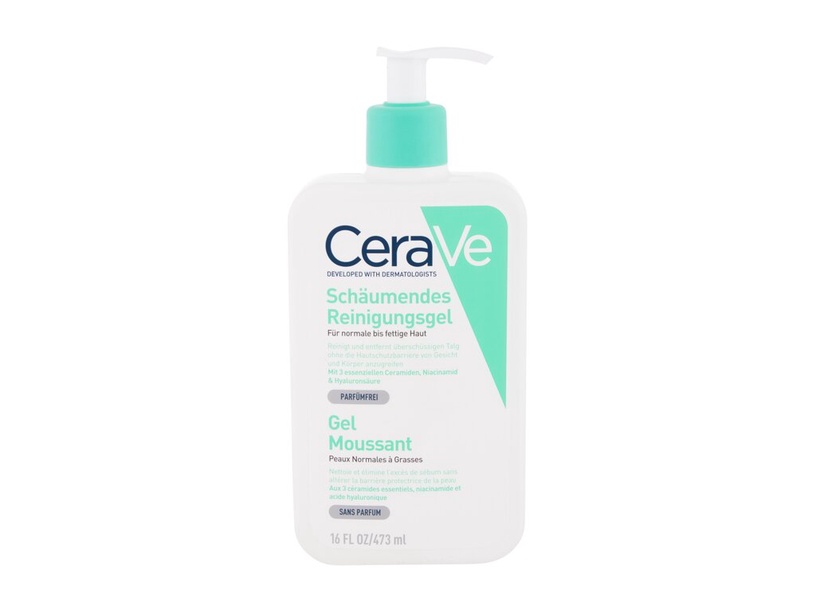 Sejas tīrīšanas līdzeklis Cerave Foaming Facial Cleanser, 473 ml