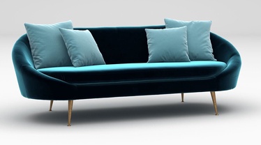 Dīvāns Hanah Home Matilda, zila, 228 x 90 x 82 cm