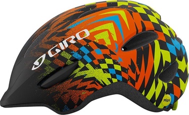 Шлемы велосипедиста детские GIRO Scamp Mips, черный/многоцветный, S