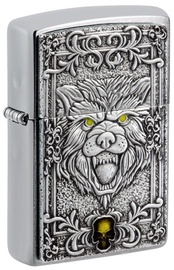 Зажигалка Zippo Wolf Emblem 48690, серебристый