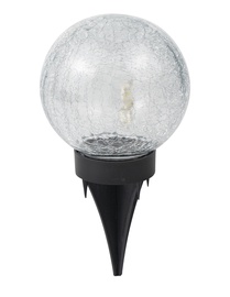 Светильник Domoletti Cracle, 1.2Вт, IP44, черный/прозрачный