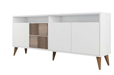 Kumode Kalune Design Milan 845HCT5321, brūna/balta, 35 x 180 cm x 78.6 cm