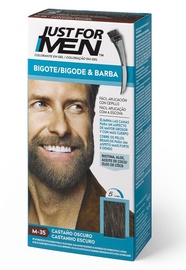 Шампунь Just For Men Mostache And Beard Dark Brown, 15 мл