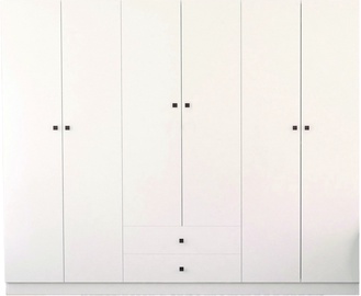 Гардероб Kalune Design Royal 506180, белый, 43 см x 180 см x 180 см