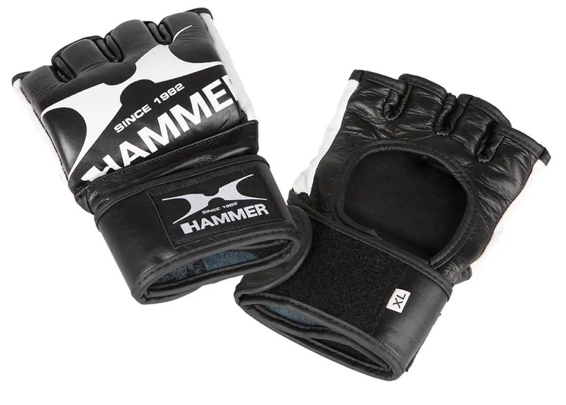 Перчатки для ММА Hammer Fight II, белый/черный, L