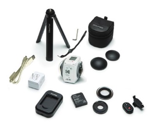 Sporta kamera Kodak VR360 4K, balta