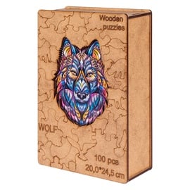 Medinė dėlionė Wolf WPW 100 21,5 x 24,5 cm