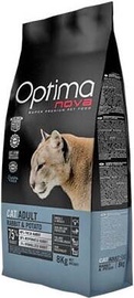 Сухой корм для кошек Optima Nova Cat Adult Rabbit & Potato Grain Free, крольчатина, 2 кг