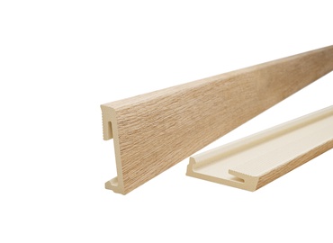 Grīdlīste Salag Alpha AP6035, 2470 mm x 60 mm x 15 mm