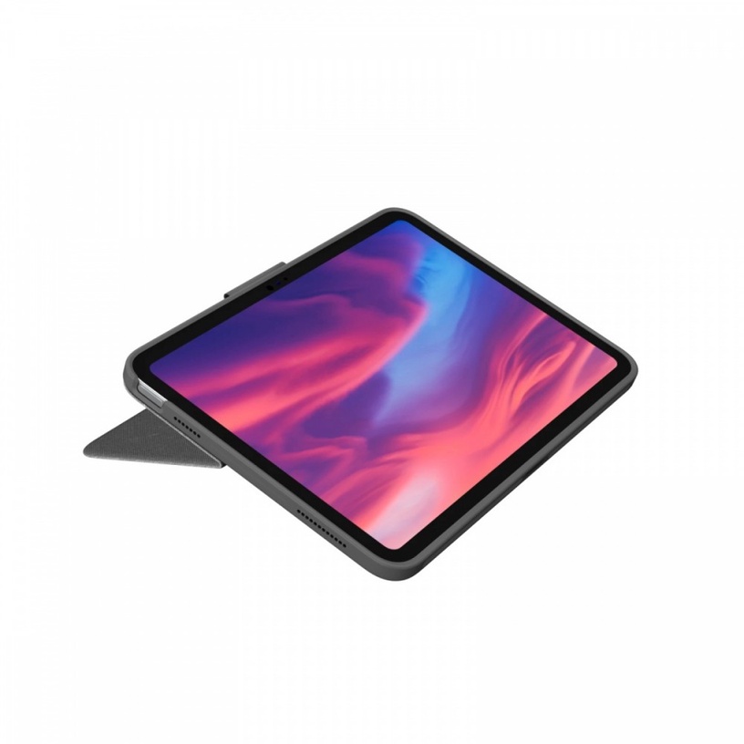 Klaviatuur Logitech Combo Touch Keyboard Case Apple iPad 10th Gen, Inglise (UK), hall, juhtmeta