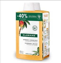 Šampoon Klorane Al Mango 2 x 400 ml, 800 ml