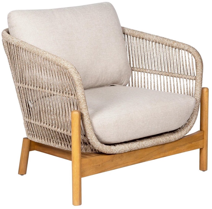 Välimööbli komplekt House Nordic Terracina, valge/pruun, 4 istekohta