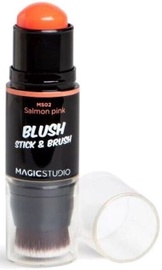 Vaigu ēnas IDC Institute Magic Studio Blush Stick & Brush Salmon Pink