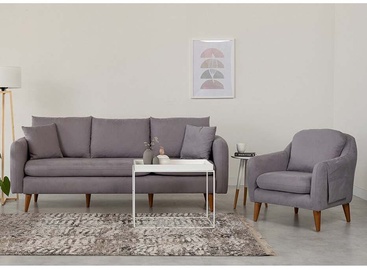 Diivanikomplekt Hanah Home Sofia Set, hall, 94 x 215 cm x 81 cm