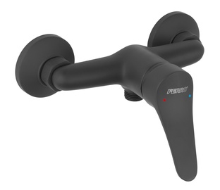 Смеситель для душа Ferro Petite Black BPT7BL, черный