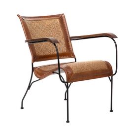 Atzveltnes krēsls Homla Gladio 863511, gaiši brūna, 68 cm x 76 cm x 75 cm