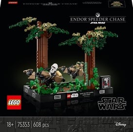 Konstruktors LEGO Star Wars Diorāma: Endor™ ātrgaitas pakaļdzīšanās 75353