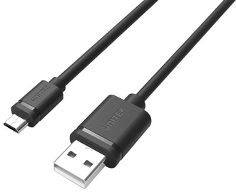 Кабель Unitek USB - Micro-USB USB, Micro USB, 1 м, черный