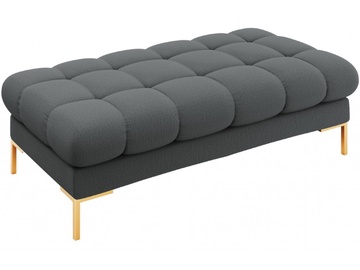 Pufs Micadoni Home Mamaia, zelta/tumši pelēka, 133 cm x 62 cm x 41 cm