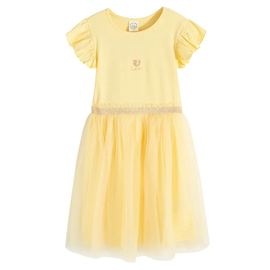 Платье лето, для девочек Cool Club CCG2811418, желтый, 122 см