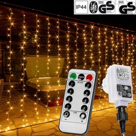 Светодиодная световая завеса Premium Intelligenc, 3 м, теплый белый, 300 LED