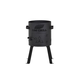 Grils DM Grill, melna, 32 cm