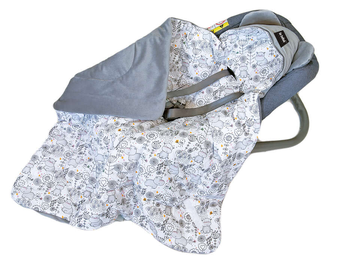 Bērnu guļammaiss La bebe Swaddle, pelēka, 90 cm