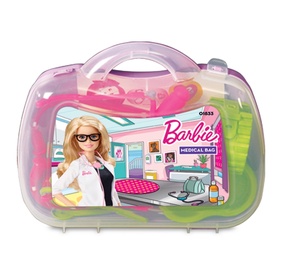 Rotaļlietu ārsta komplekts Barbie KARU.60434, dzeltena/rozā