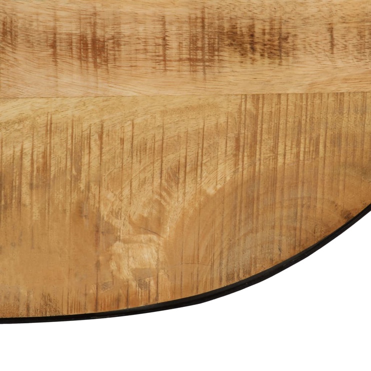 Kafijas galdiņš VLX 246626, brūna/melna, 1000 mm x 550 mm x 400 mm