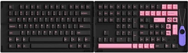 Колпачки клавиш Akko Black & Pink Dancer Version, черный/розовый