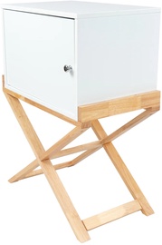 Шкафчики Kayoom Valerie 110, белый/дерева, 56 см x 34 см x 75.5 см